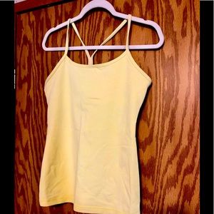 Lululemon tank top with built in bra
